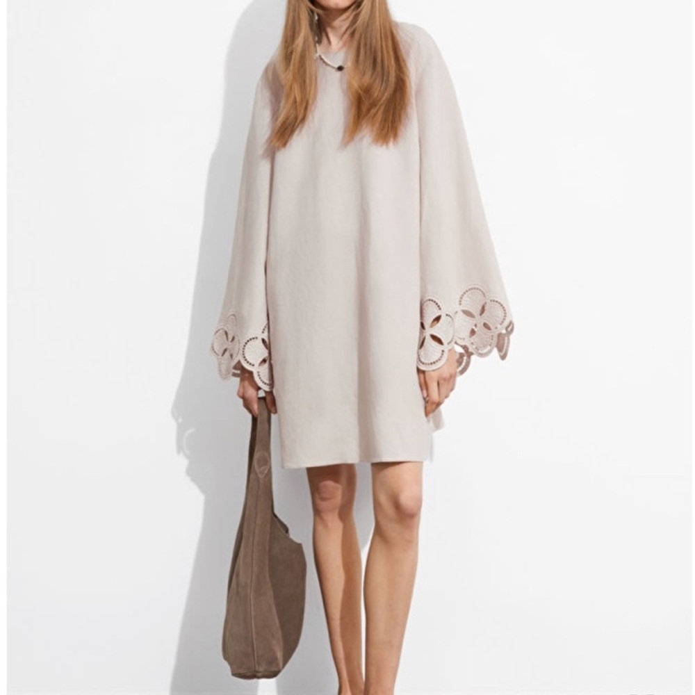 & other stories wide sleeve mini dress